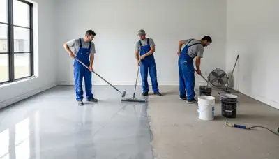 Professional epoxy garage floor coating in Kenosha, WI by local house-painting experts