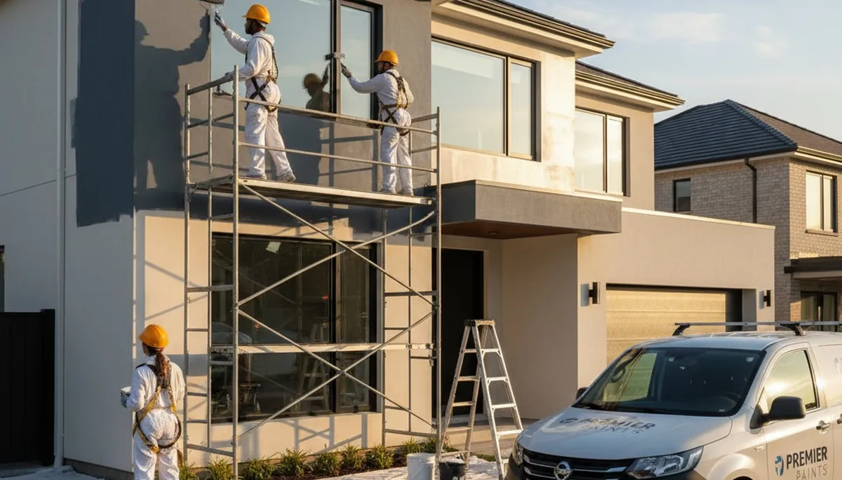 Professional exterior house painting in Kenosha, WI by expert painters from kenoshapainters.com