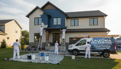 Kenosha, WI house painters providing professional interior and exterior painting services