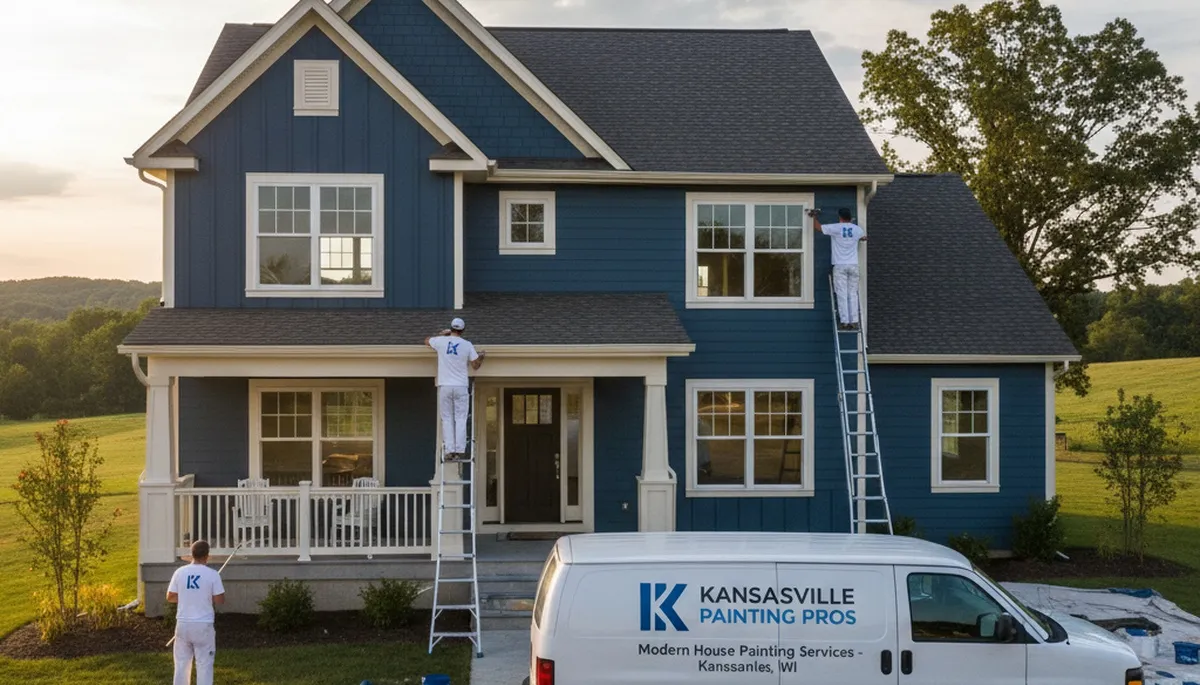 Professional house painting service in Kenosha, WI for interior and exterior homes