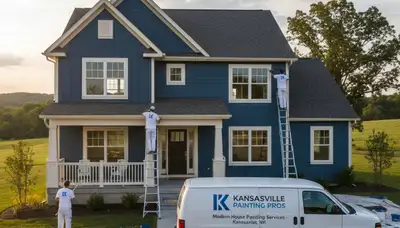 Professional house painting service in Kenosha, WI for interior and exterior homes