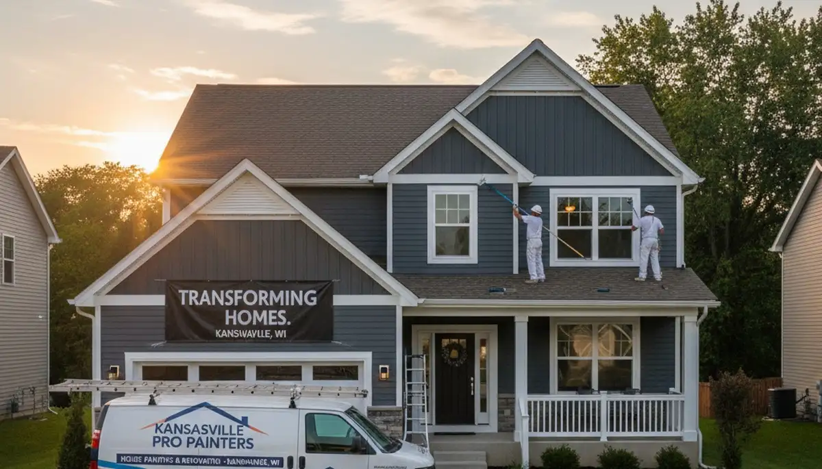 Professional house painting services in Kenosha, WI by Kenosha Painters