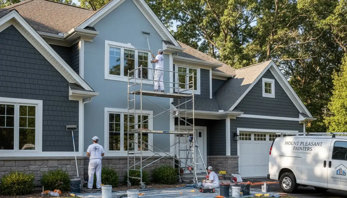 Kenosha, WI house painters providing professional interior and exterior painting services