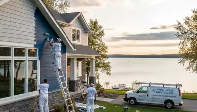 House painting service in Kenosha, WI by Kenosha Painters for residential exterior and interior projects