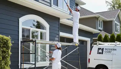 Professional trim and fascia painting by expert house painters in Kenosha, WI